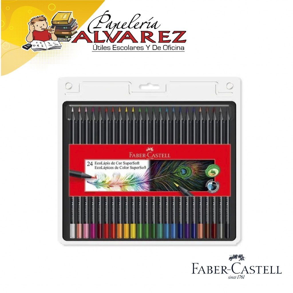 COLOR FABER CASTELL SUPERSOFT X 24