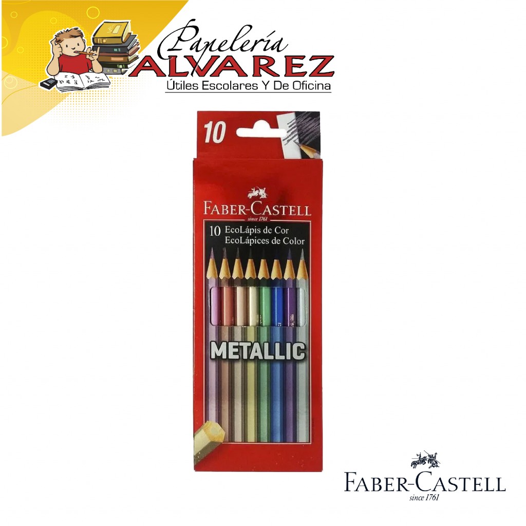 COLOR FABER CASTELL METALIZADO X 10
