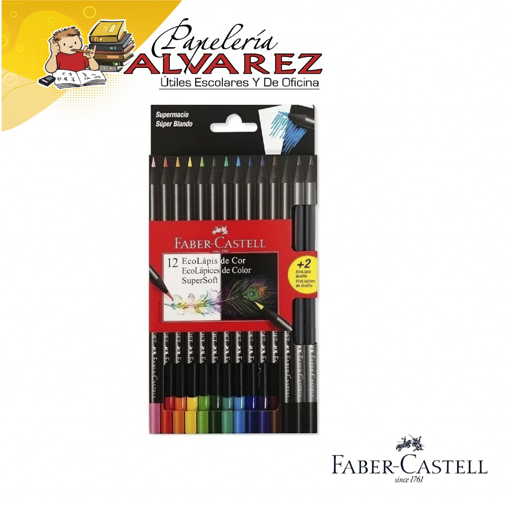 COLOR FABER CASTELL SUPERSOFT X 12