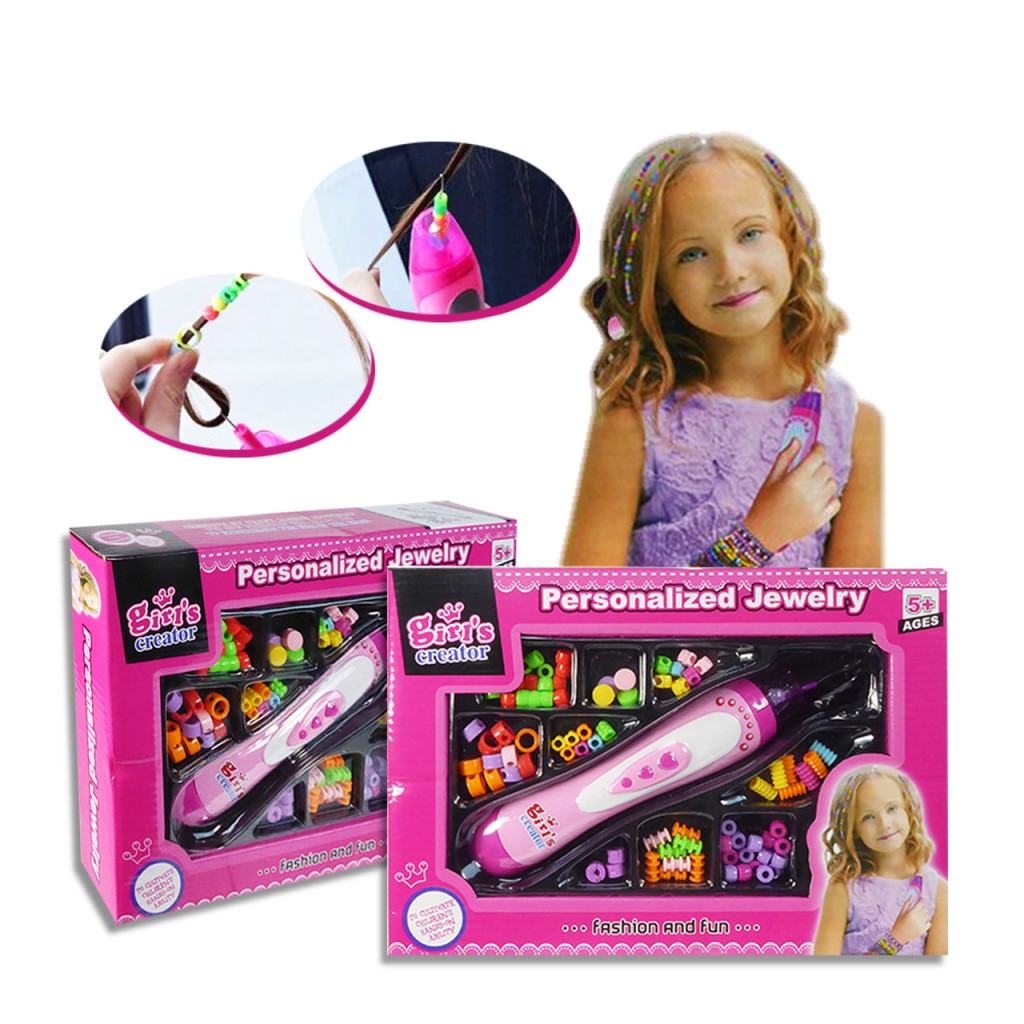 Chaquiras Decoración Cabello Niña Juegos Peinados Didácticos