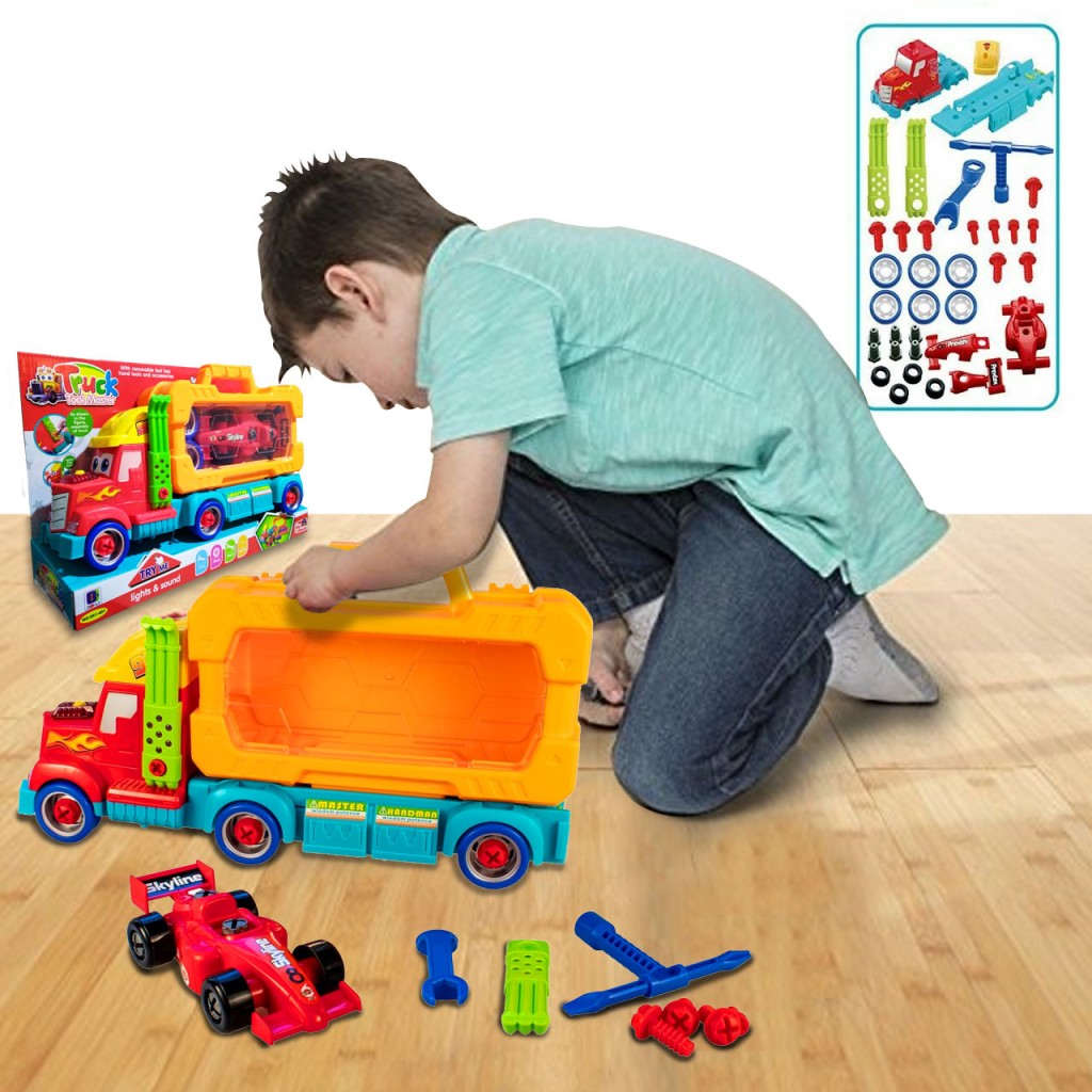 Niñera Camión Juego Carro Jugueteria Tractomula Didáctico