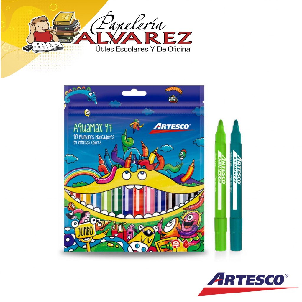 MARCADOR ARTESCO JUMBO AQUAMAX -47 X10