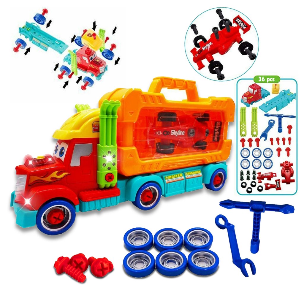 Niñera Camión Juego Carro Jugueteria Tractomula Didáctico