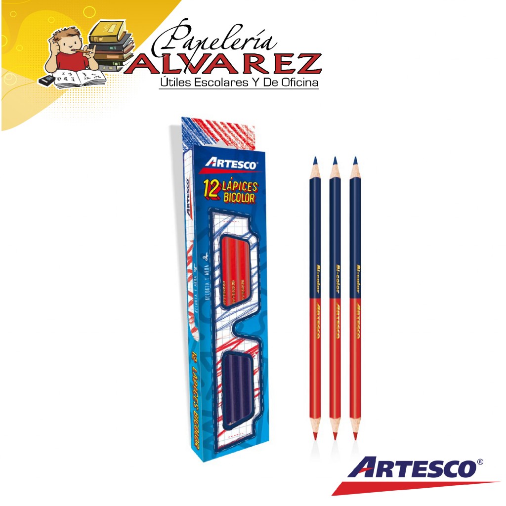 LAPIZ ARTESCO BICOLOR (ROJO/NEGRO) UND-