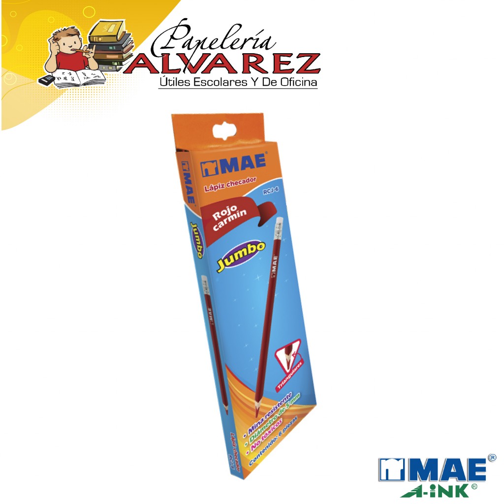 LAPIZ MAE ROJO CHEQUEO