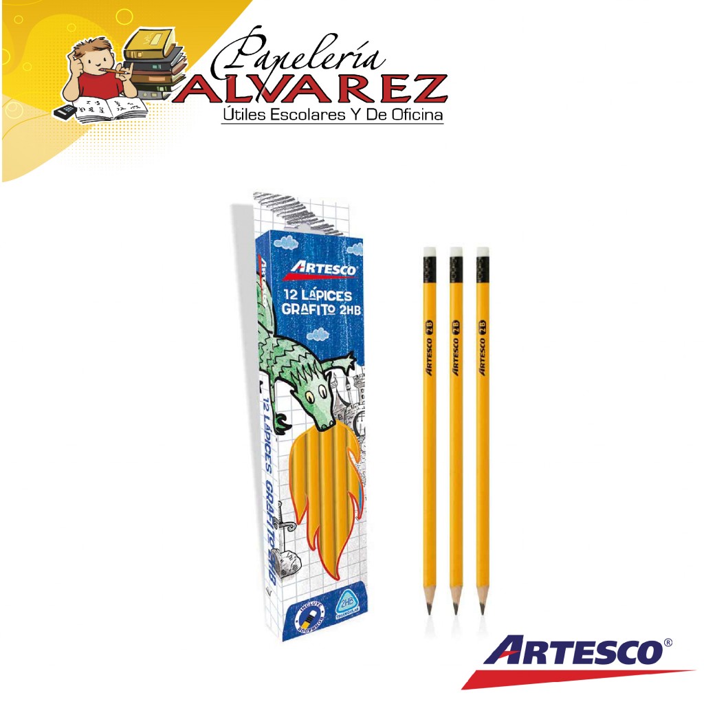 LAPIZ ARTESCO AMARILLO TRIANG #2 HB UNID