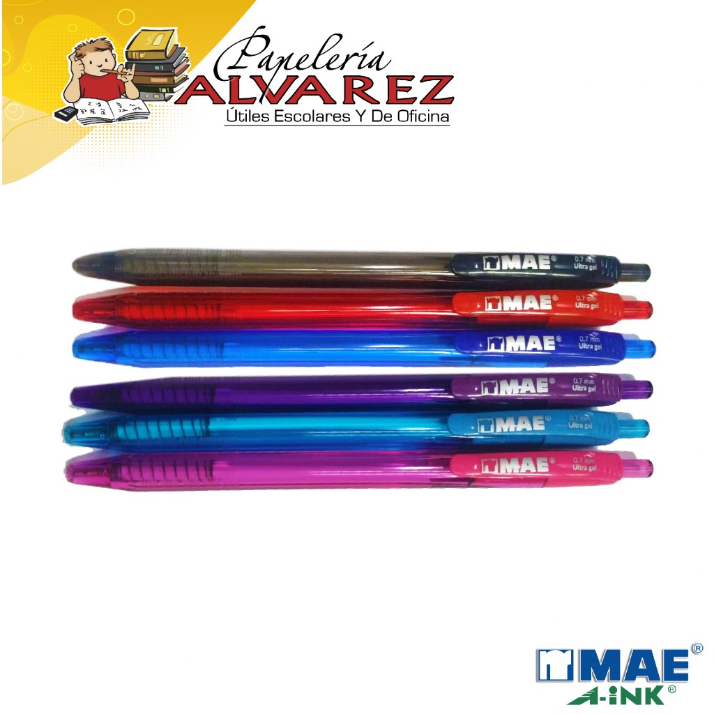 LAPICERO MAE RETRACTIL 0.7MM GEL ULTRA