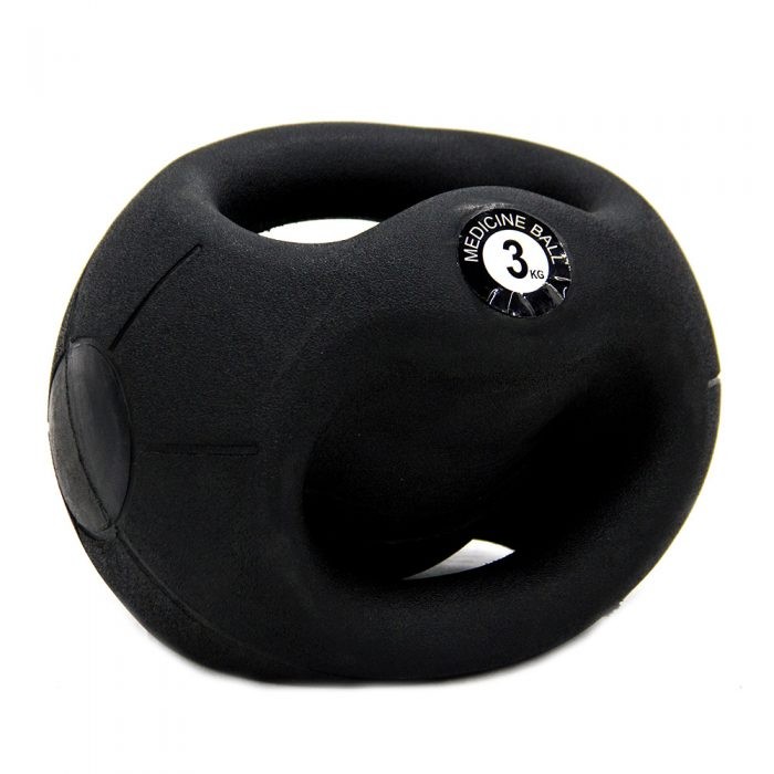BALON MEDICINAL 3 KG CON AGARRE SPORT FITNESS