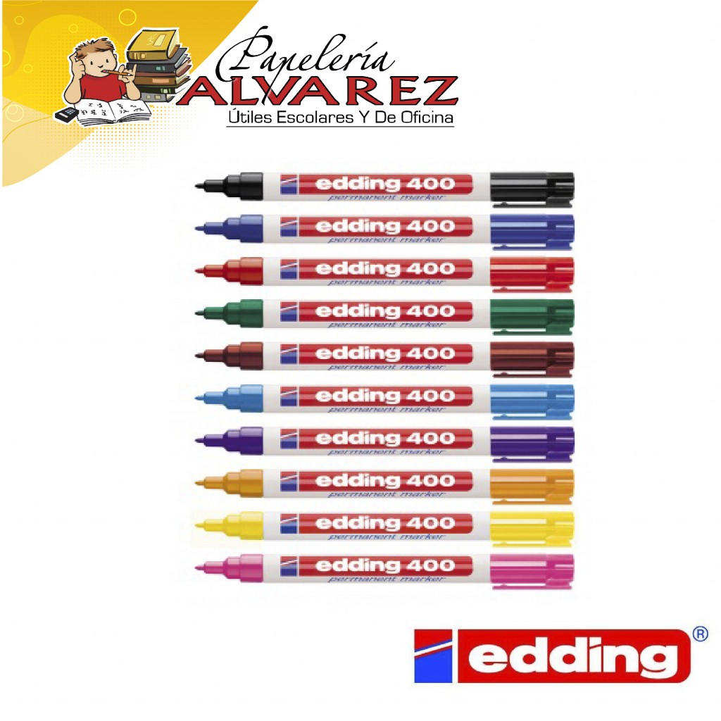MARCADOR EDDING PERMANENTE E-400 DELGAD