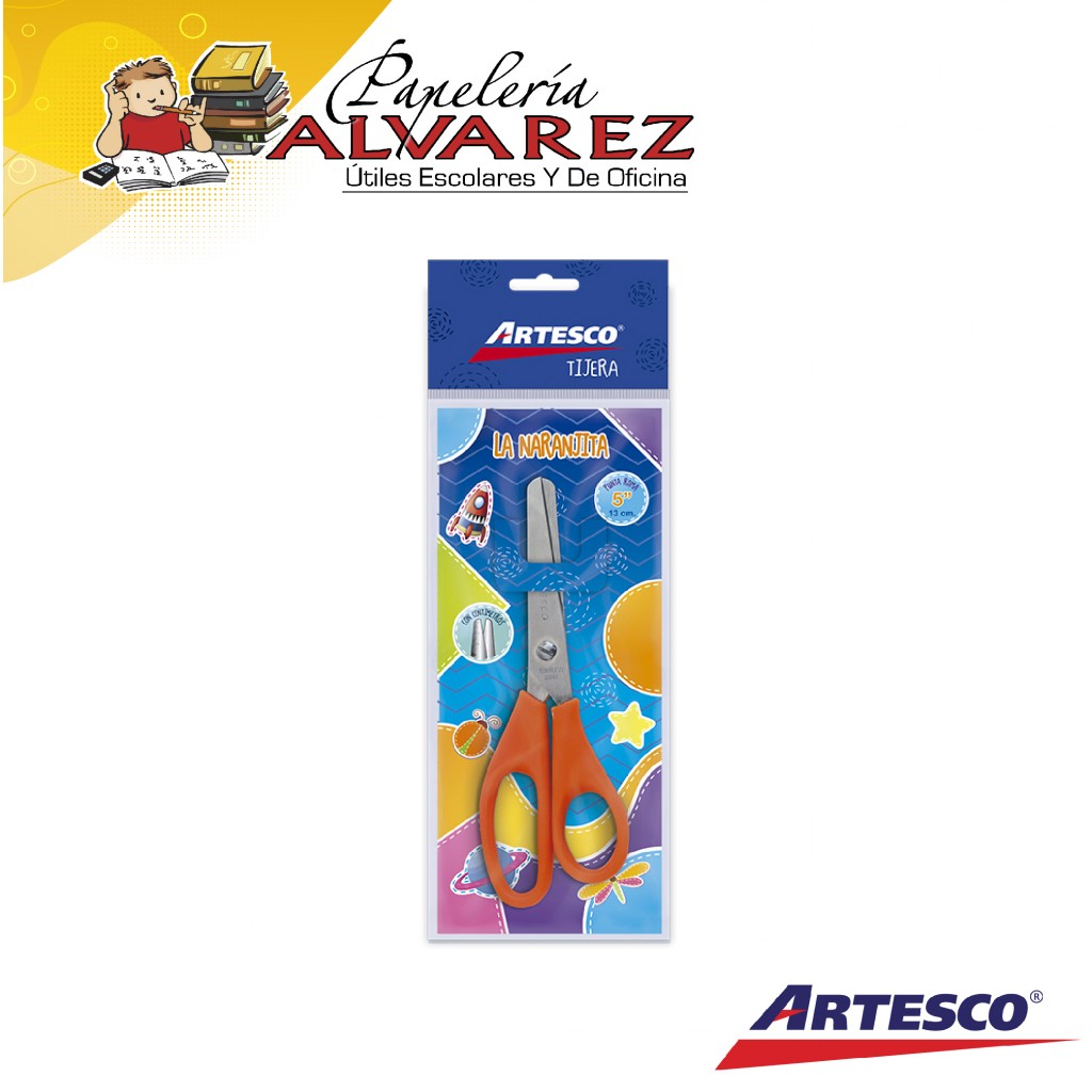 TIJERA ARTESCO NARANJITA 5 13 CM