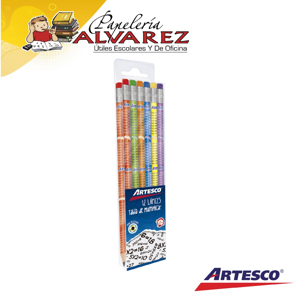 LAPIZ ARTESCO TABLAS DE MULTIPLIC 2B UN
