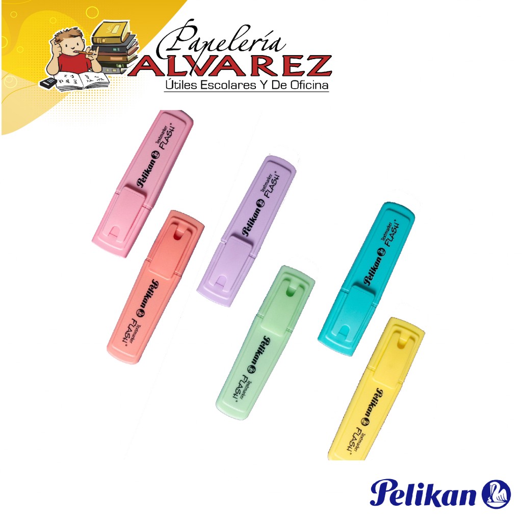 RESALTADOR PELIKAN PLANO FLASH PASTEL