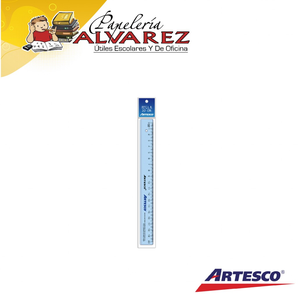 REGLA ARTESCO CRISTAL 20CMS-