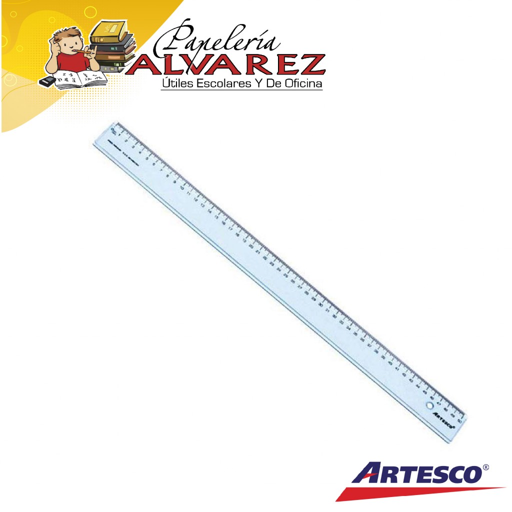 REGLA ARTESCO CRISTAL 50 CMS-