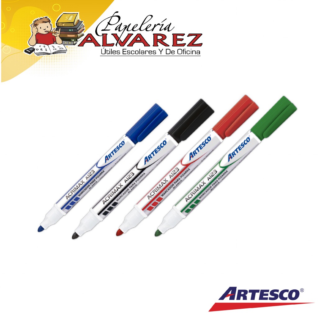 MARCADOR BORRABLE ARTESCO E123(REDONDO)
