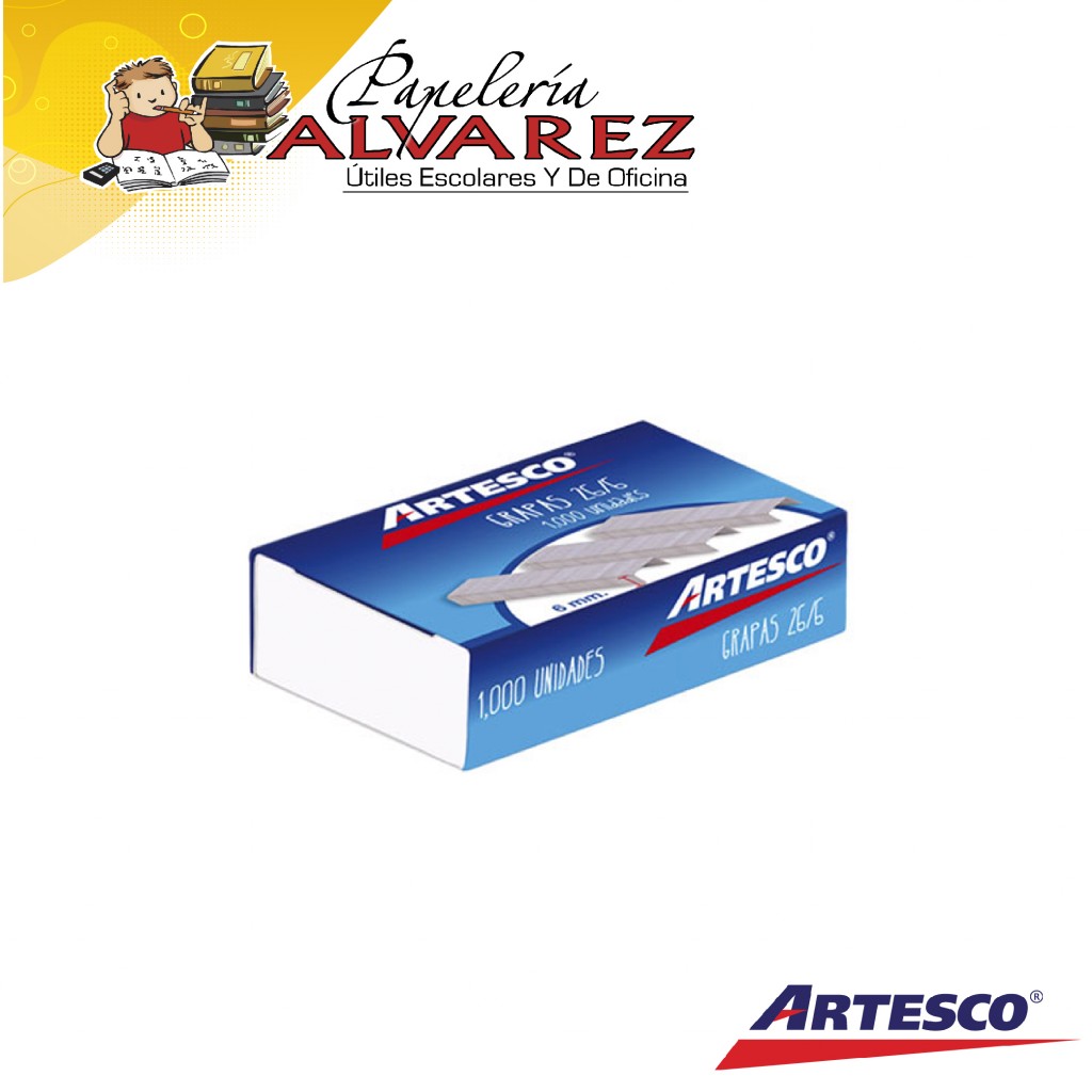 GRAPA COSEDORA ARTESCO GALVANIZADA X1000