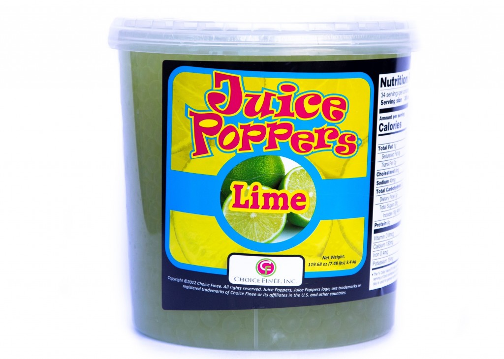 Perlas Explosivas Sabor a Lima Limón, marca Juice Poppers x 3.400 gramos.