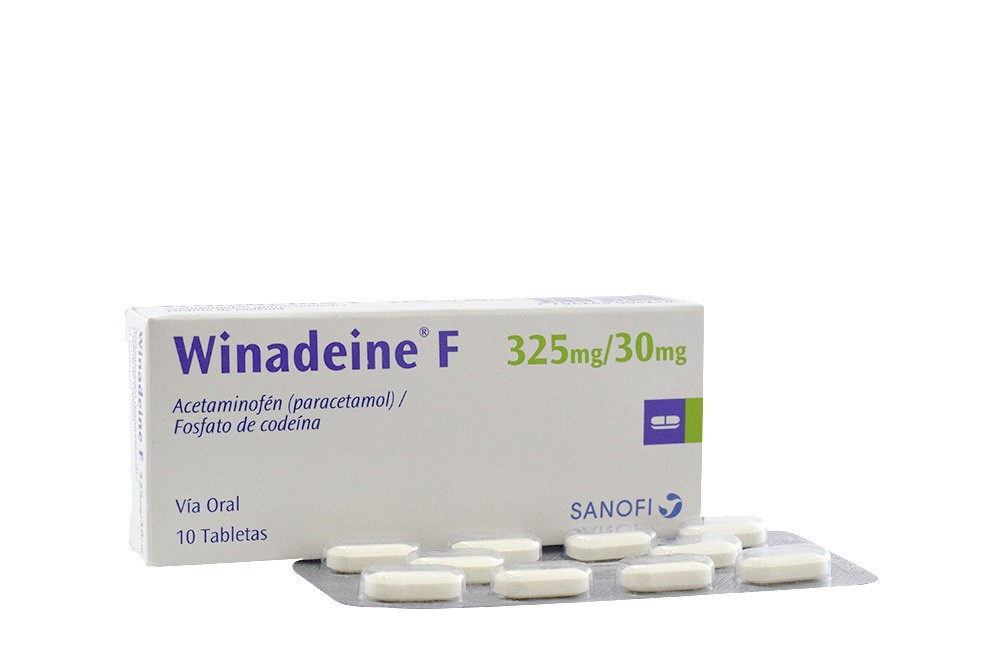 WINADEINE F 325/30 MG X 100 TAB SOB 10