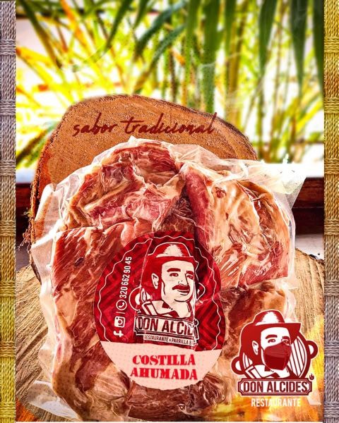 Costilla de cerdo ahumada don alcides x 450 gr
