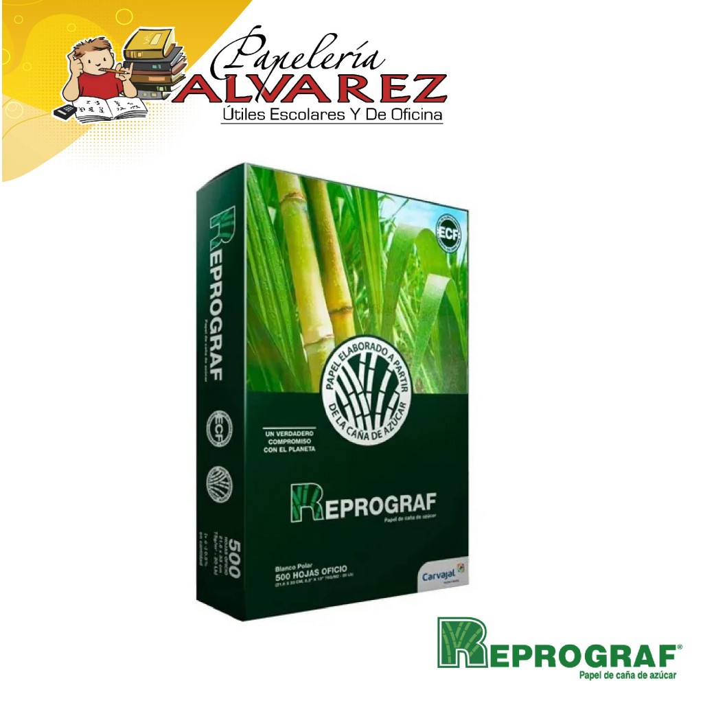 RESMA OFICIO REPROGRAF X 500H – HOJA BLANCA
