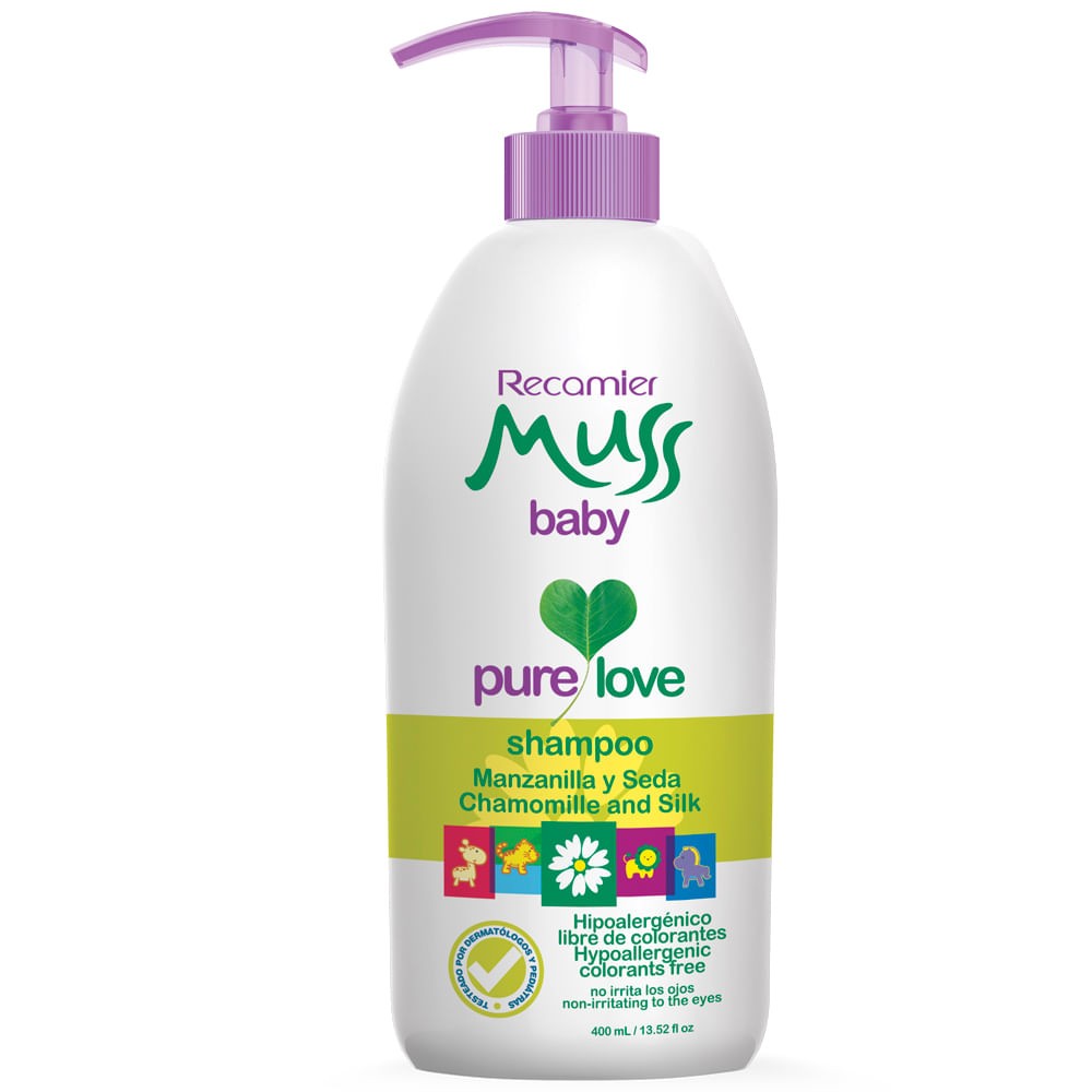 SHAMPOO MUSS BABY MANZANILLA x 400ML