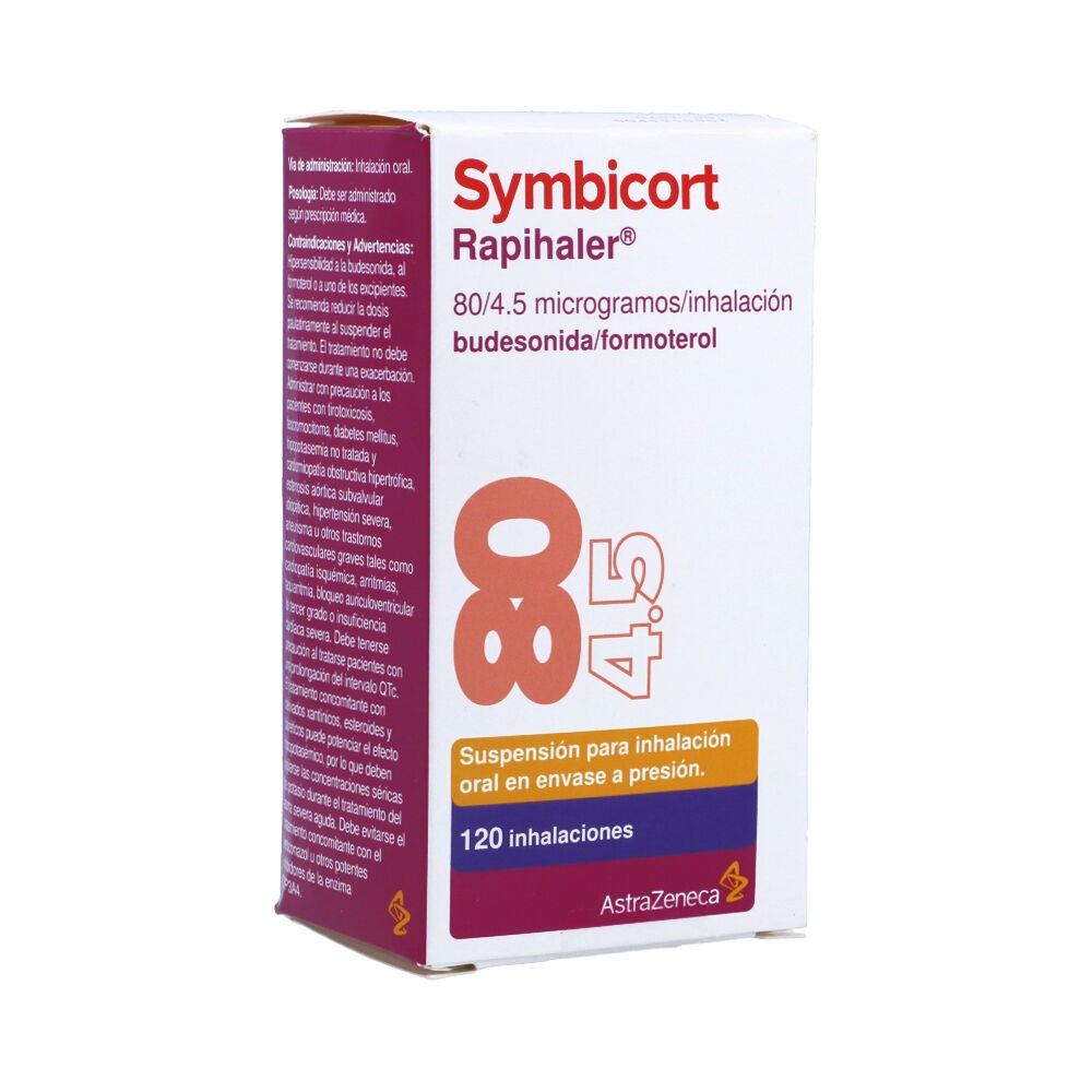SYMBICORT RAPIHALER 80/4.5 X 120 INHALA REGULADO
