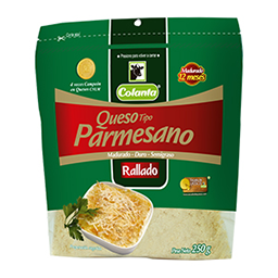 Queso Parmesano Rallado – 250grs