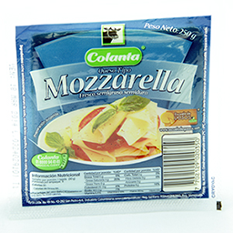 Queso Mozarella Tajado – 250grs