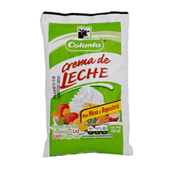 Crema De Leche Uht Bolsa – 180ml