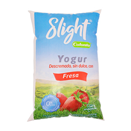 Yogur Fresa Slight Bolsa – 1000grs