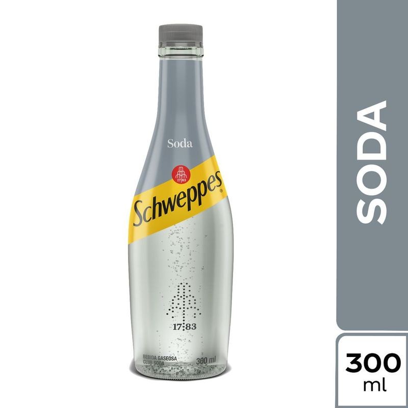 SODA SCHWEPPES VIDRIO X 300 ML