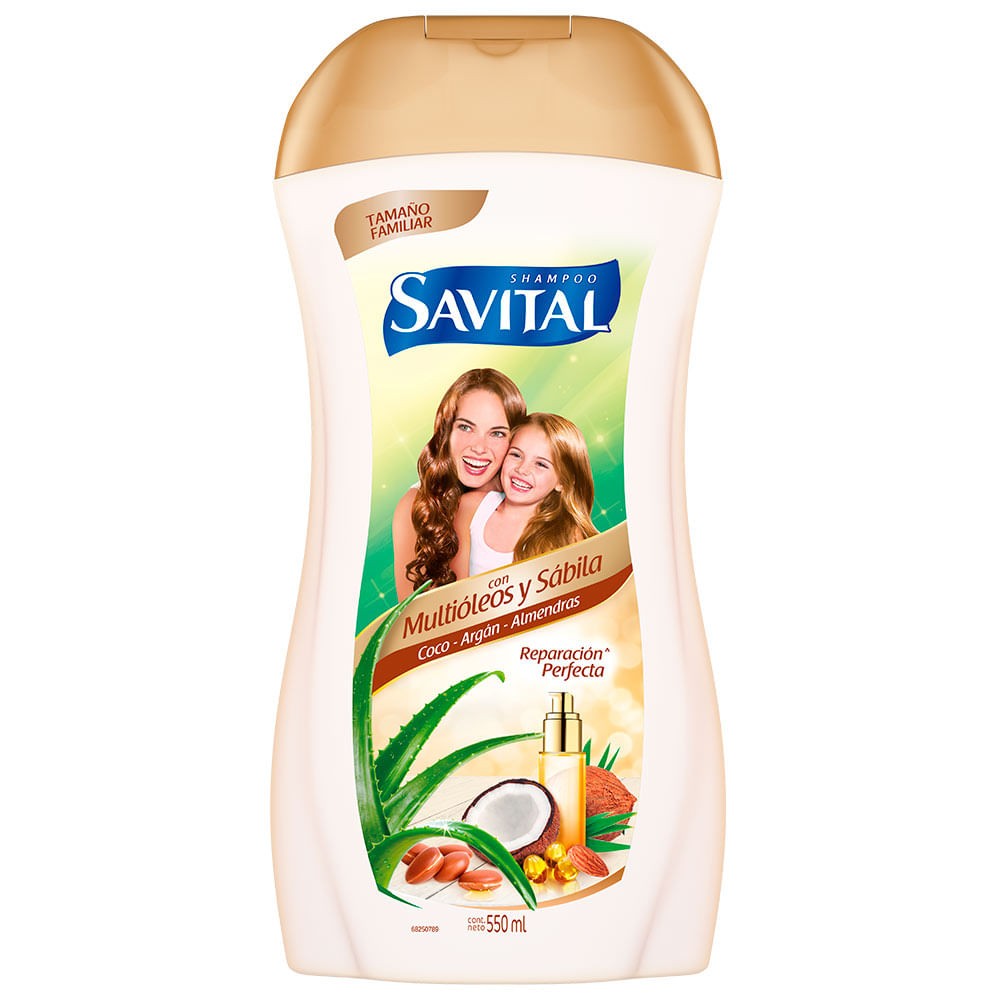 SHAMPOO MULTIOLEOS SAVITAL*550ML