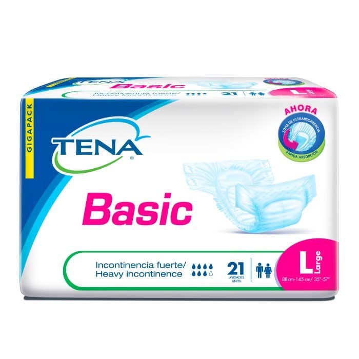 PAÑAL BASIC LARGE TENA TBS 4X21