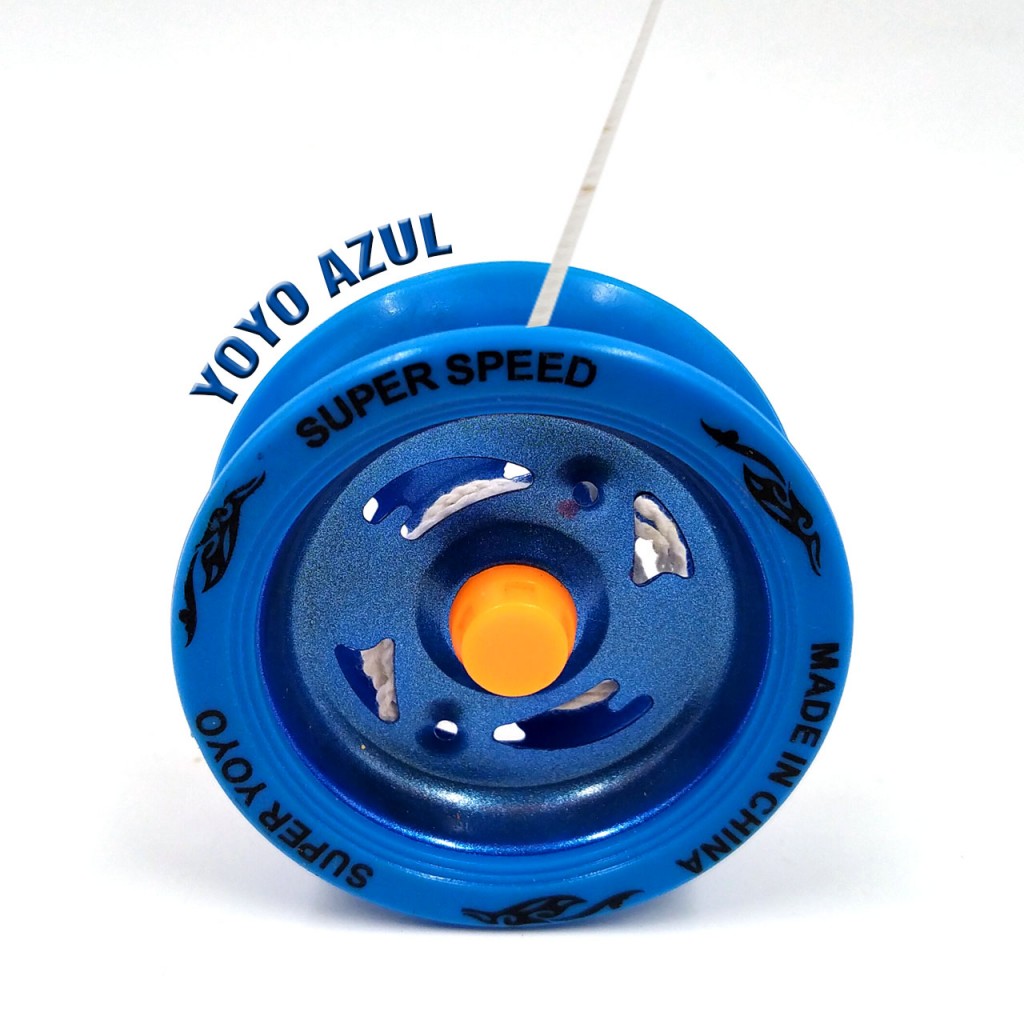 Yoyo Metalico Fino Juguete Didactico Jugueteria 4 Colores