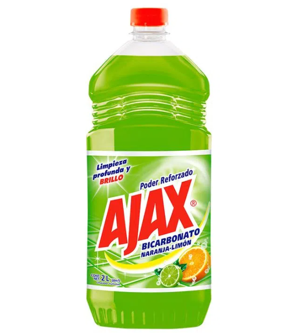 AJAX BICARBONATO NARANJA LIMON  x 2L