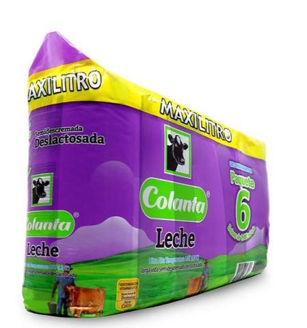 Leche Uht Deslactosada X1100 Ml X6 Unidades – 6600ml