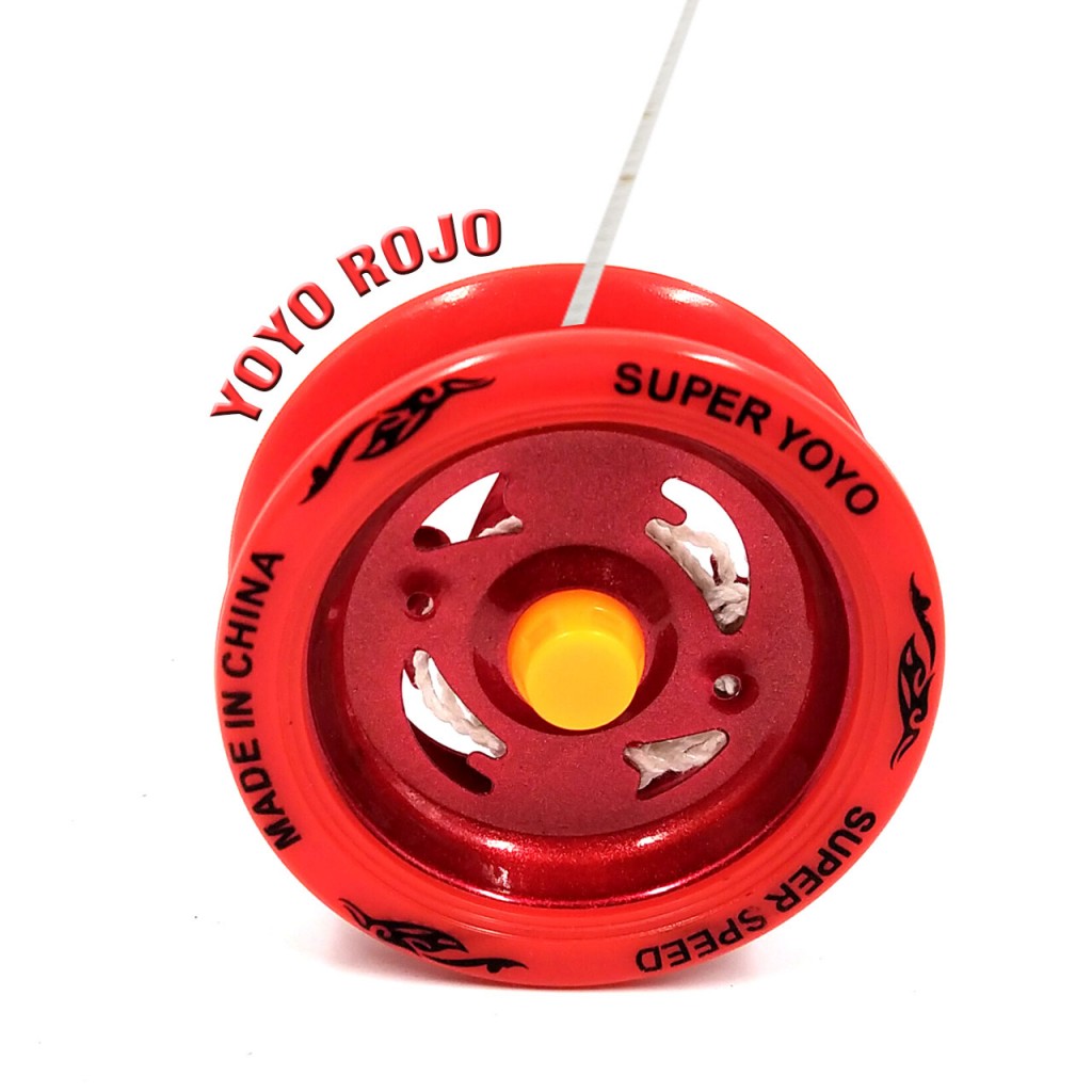 Yoyo Metalico Fino Juguete Didactico Jugueteria 4 Colores