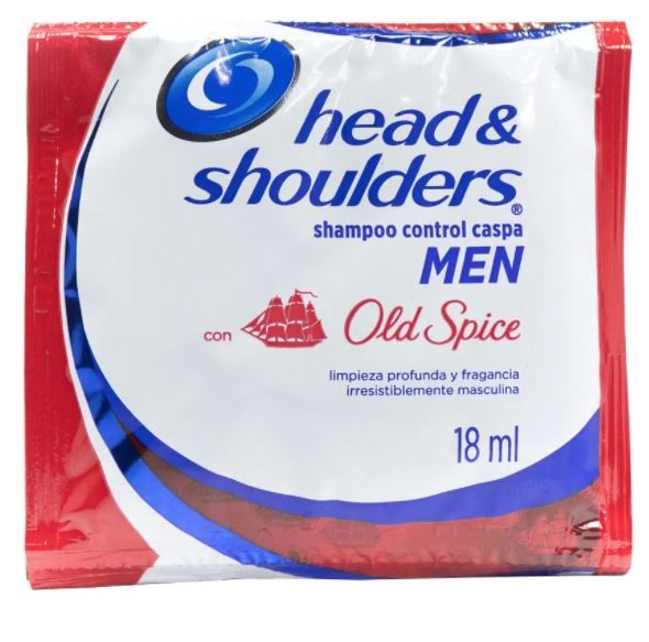 HEAD SHOULDERS SHAMPOO MEN OLD SPICE X 18 ML