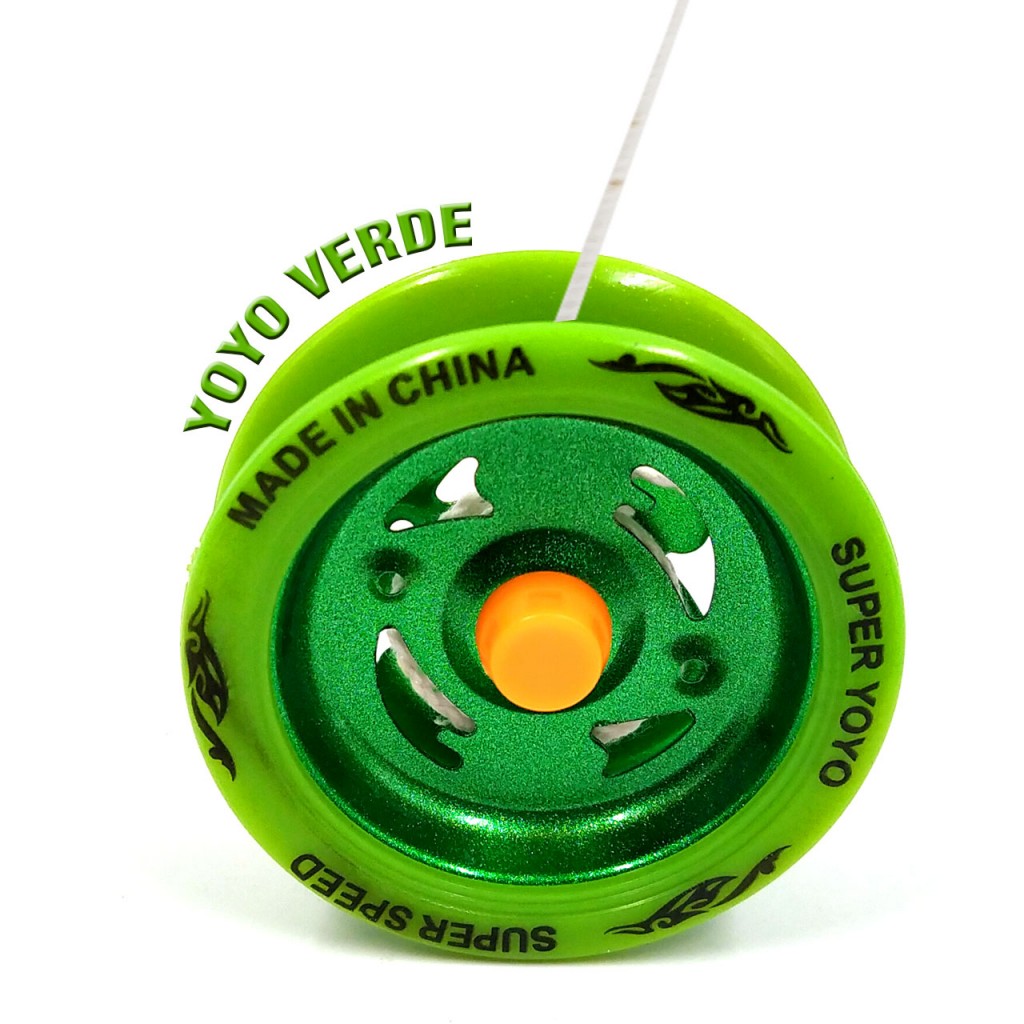 Yoyo Metalico Fino Juguete Didactico Jugueteria 4 Colores