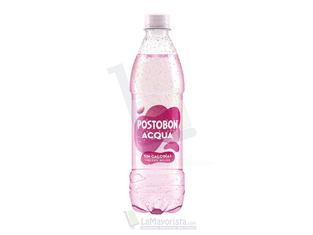 Gaseosa Postobon Acqua Frutos Rojos Pet x 500 ml Paca X 15