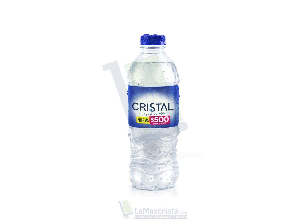 Agua Cristal Pet x 300 ml Paca X 24