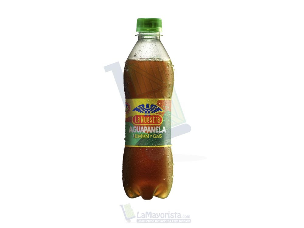 Gaseosa Aguapanela Limón La Nuestra Pet x 400 ml Paca X 15