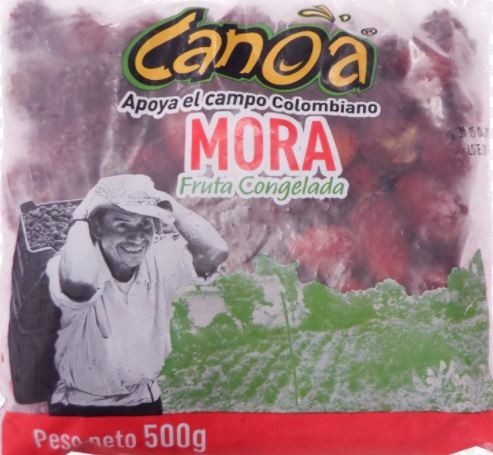 FRUTA CONGELADA MORA CANOA*500GR