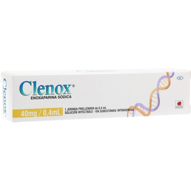 CLENOX 40MG/0.4ML 1 JERINGA PRELLENADA DE  0.4ML A