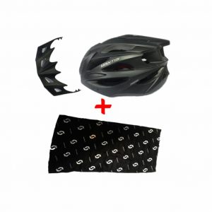 Combo Casco Mtb Gw Mantis Talla M + Buff Protector Mascara Facial