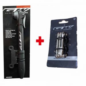 Combo Inflador Minibomba Gw + Multiherramienta Gw Mtb Ruta