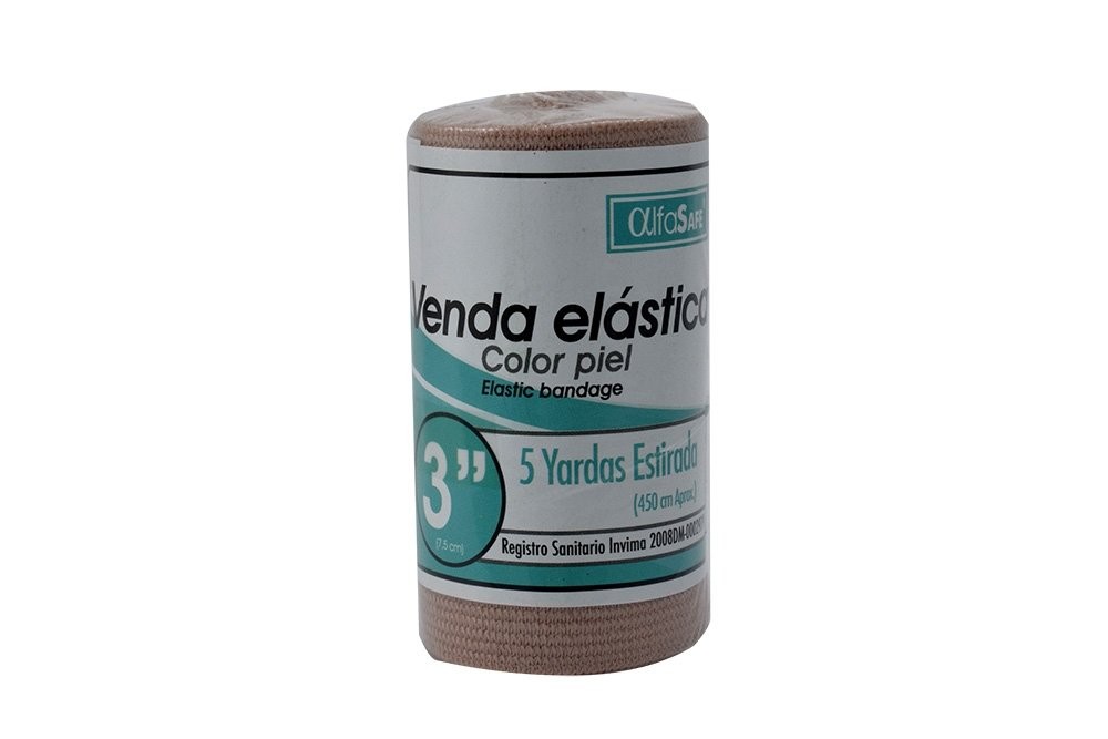 VENDA ELASTICA PIEL 3 X 5 YDAS