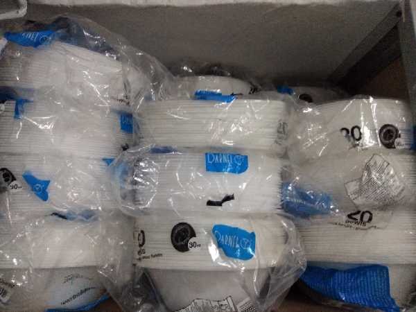 Plato hondo icopor 30oz x20 Darnel