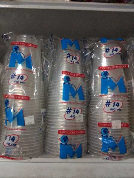 Vaso desechable #14 paquete x50 Plasticos de Medellin