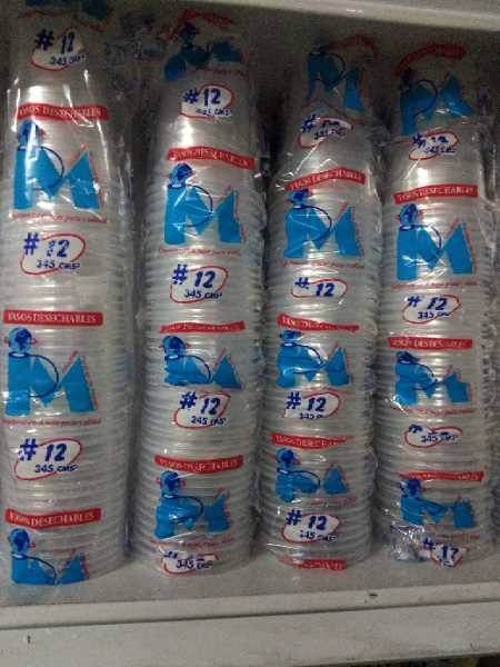 Vaso desechable #12 paquete x50 Plasticos de Medellin